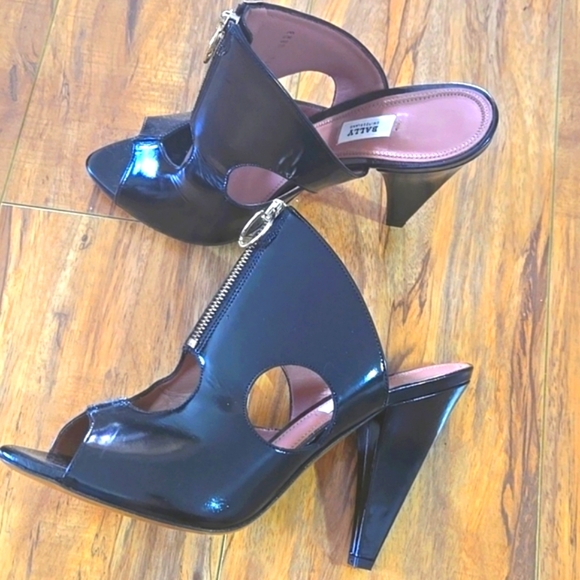 Bally Shoes - Bally | Halda Mule - "Black" Patent leather